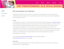 Tablet Screenshot of prentenboek.vangorcum.nl