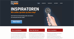 Desktop Screenshot of docentendag.vangorcum.nl